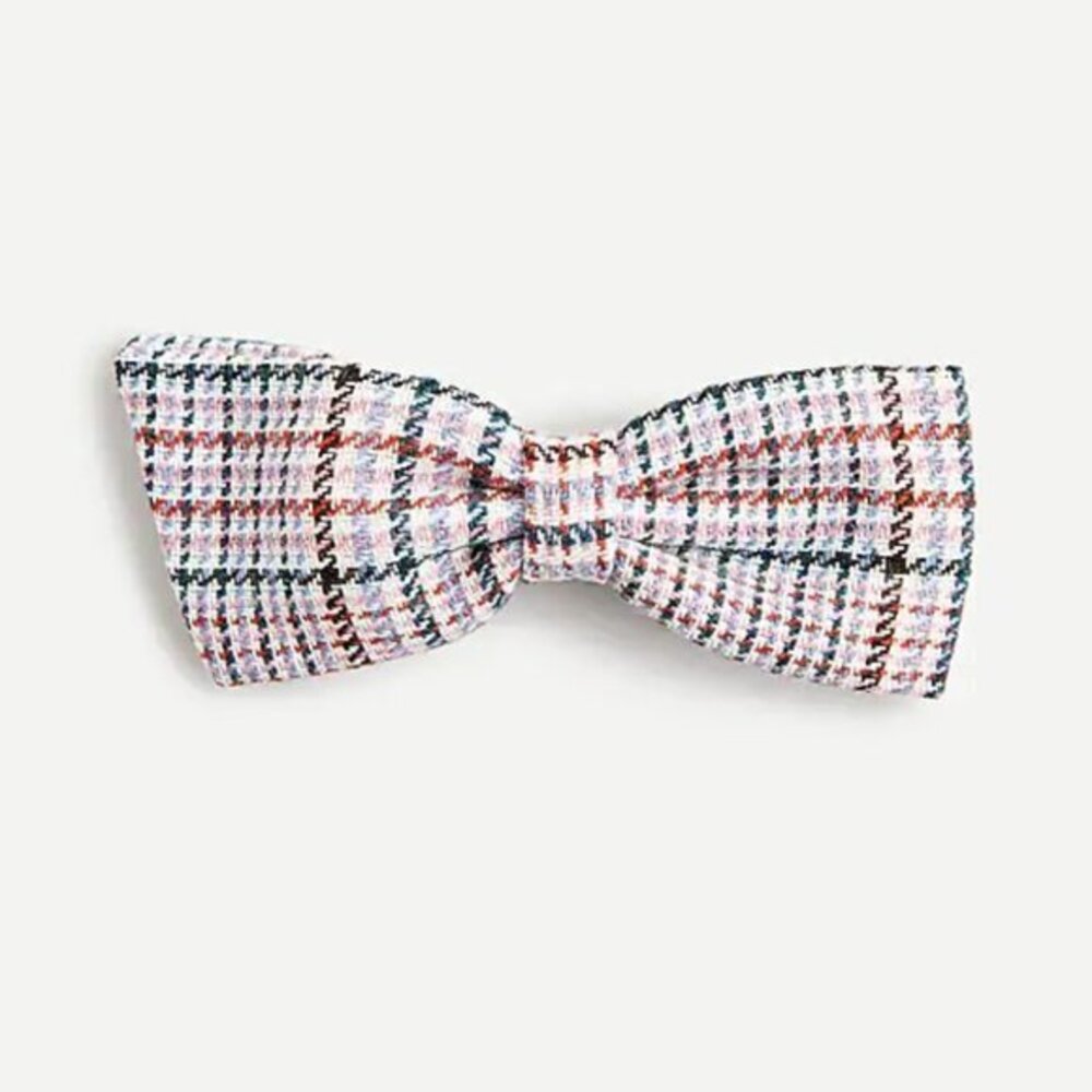 NWT J.Crew Barrette in plaid wool